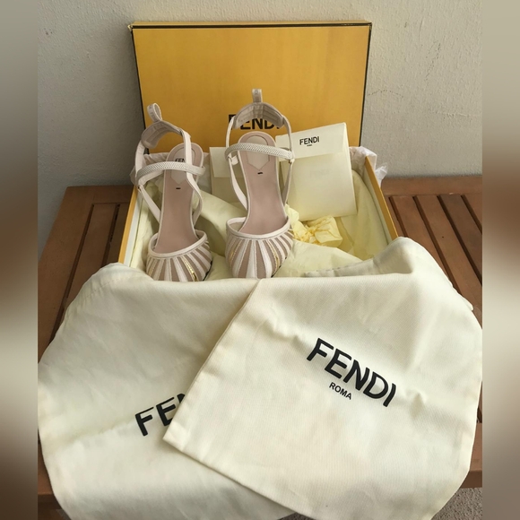 Fendi Shoes - New - 💯 Original  FENDI Colibri Lite Mixed Media Pump